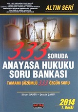 333 Soruda Anayasa Hukuku Soru Bankası