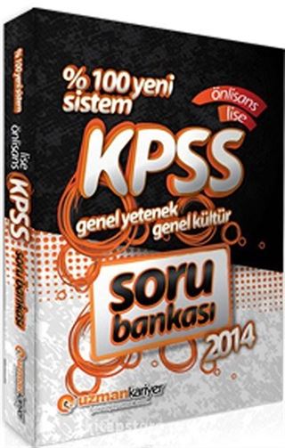 2014 KPSS Önlisans-Lise Genel Kültür Genel Yetenek Soru Bankası