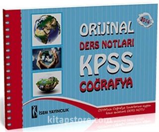 2014 KPSS Coğrafya Orijinal Ders Notları