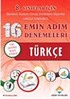 8. Sınıflar İçin Türkçe 16 Emin Adım Denemeleri