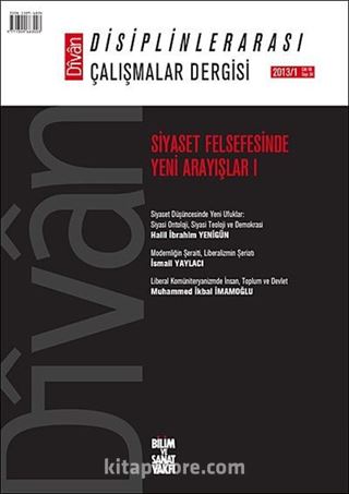 Divan / Disiplinlerarası Çalışmalar Dergisi Sayı:34 Yıl: 2013/1