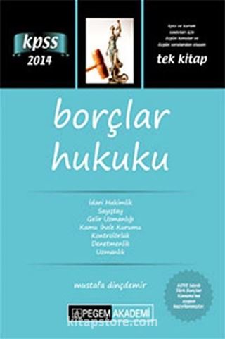 2014 KPSS Borçlar Hukuku Tek Kitap