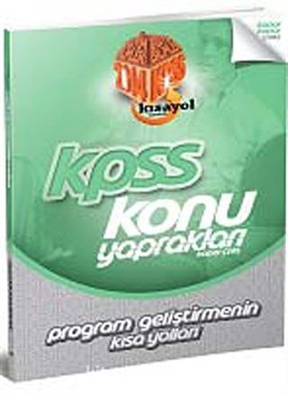 2014 KPSS Konu Yaprakları Program Geliştirmenin Kısa Yolları