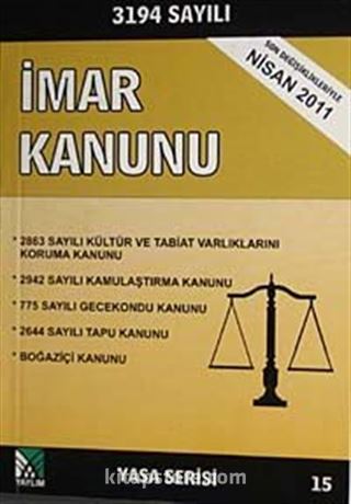3194 Sayılı İmar Kanunu (Yasa Serisi 15)