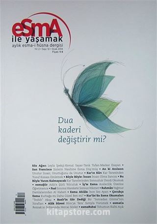 Esma İle Yaşamak Aylık Esma-i Hüsna Dergisi Sayı:12 Ocak 2014