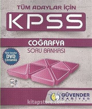 KPSS Coğrafya Soru Bankası Tüm Adaylar İçin (Dvd İlaveli)