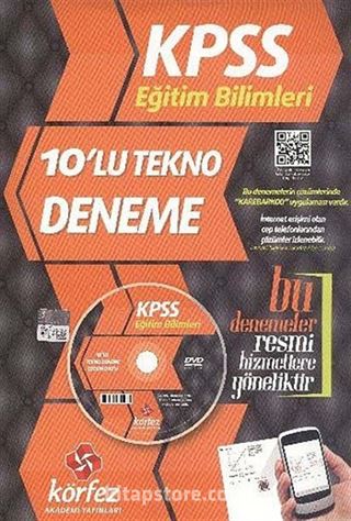KPSS Eğitim Bilimleri 10'lu Tekno Deneme