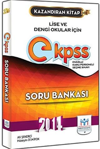 2014 EKPSS Lise ve Dengi Okullar İçin Soru Bankası Kazandıran Kitap