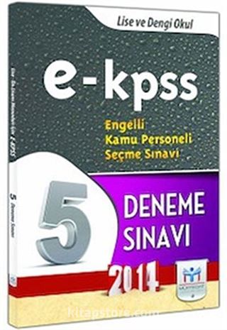 2014 E-KPSS Lise ve Dengi Okul 5 Deneme Sınavı