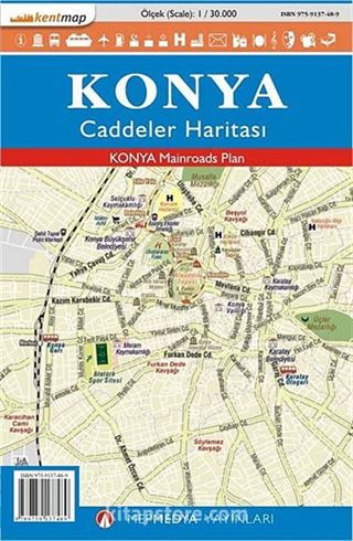 Konya Caddeler Haritası