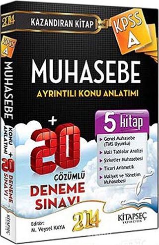 2014 KPSS A Muhasebe Ayrıntılı Konu Anlatımı / 20 Çözümlü Deneme Sınavı