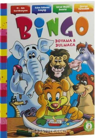 Bingo Boyama ve Bulmaca Kitabı