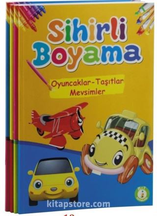Sihirli Boyama Seti (4 Kitap Takım)