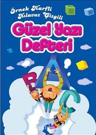 Örnekli Harfli - Kılavuz Çizgili Güzel Yazı Defteri (Büyük Boy)