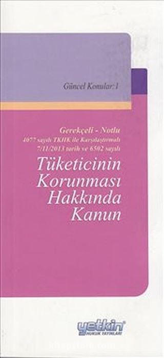 Tüketicinin Korunması Hakkında Kanun