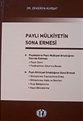 Paylı Mülkiyetin Sona Ermesi