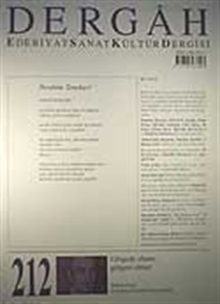 Ekim 2007, Sayı 212, Cilt XVIII / Dergah Edebiyat Sanat Kültür Dergisi