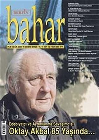 Berfin Bahar Aylık Kültür Sanat ve Edebiyat Dergisi Nisan 2008 / 122 Sayı
