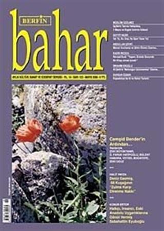 Berfin Bahar Aylık Kültür Sanat ve Edebiyat Dergisi Mayıs 2008 / 123 Sayı