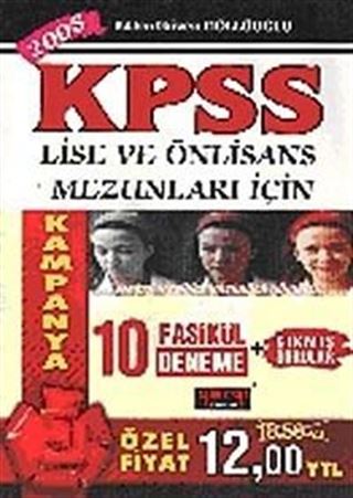 KPSS Lise ve Önlisans 10 Fasikül Deneme/Çıkmış Sorular