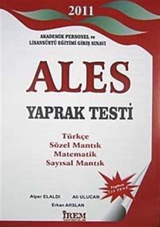 2011 ALES Yaprak Test