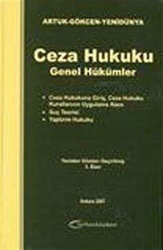 Ceza Hukuku Genel Hükümler
