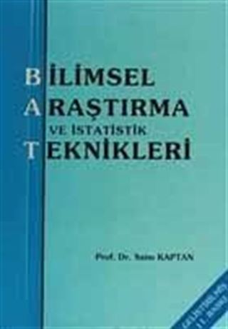 Bilimsel Araştırma ve İstatistik Teknikleri