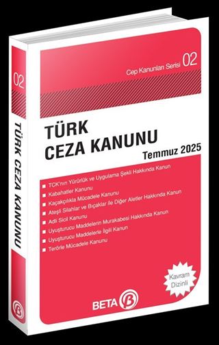 Türk Ceza Kanunu / Cep 02 (Temmuz 2025)