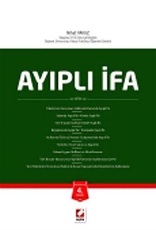 Ayıplı İfa / Ciltli