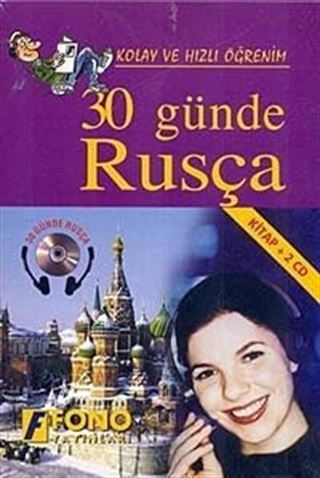 30 Günde Rusça / Kitap+2 Cd