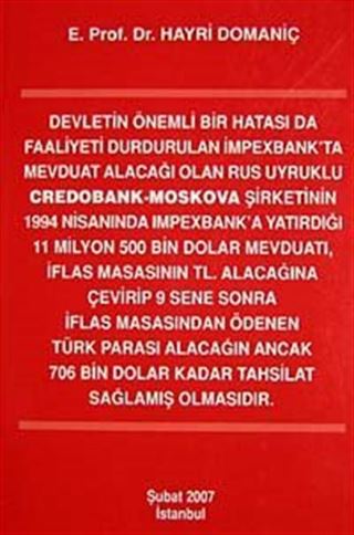 Credobank - Moskava Dosyası