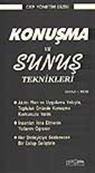 Konuşma ve Sunuş Teknikleri
