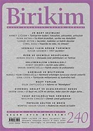 Birikim / Sayı:240 Yıl: 2009 / Aylık Sosyalist Kültür Dergisi