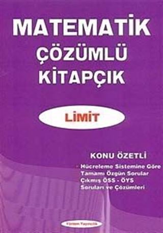 Matematik Çözümlü Kitapçık: Limit