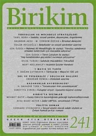 Birikim / Sayı:241 Yıl: 2009 / Aylık Sosyalist Kültür Dergisi