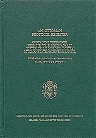An Ottoman Protocol Register