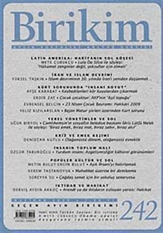 Birikim / Sayı:242 Yıl: 2009 / Aylık Sosyalist Kültür Dergisi