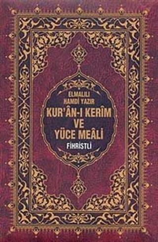 Kur'an-ı Kerim ve Yüce Meali (Orta Boy-Fihristli