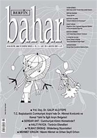 Berfin Bahar Aylık Kültür Sanat ve Edebiyat Dergisi Ağustos 2009 Sayı:138