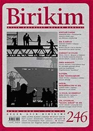 Birikim / Sayı:246 Yıl: 2009 / Aylık Sosyalist Kültür Dergisi