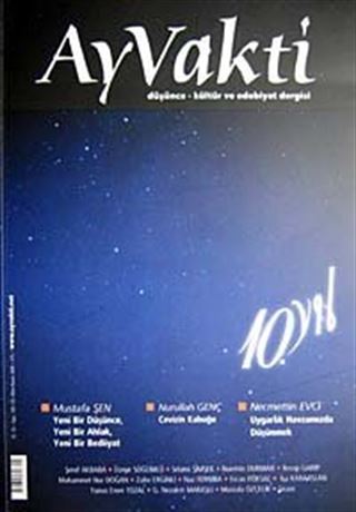 Ayvakti / Sayı:109-110 Ekim-Kasım 2009 Aylık Kültür ve Edebiyat Dergisi