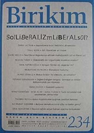 Birikim / Sayı:234 Yıl: 2008 / Aylık Sosyalist Kültür Dergisi