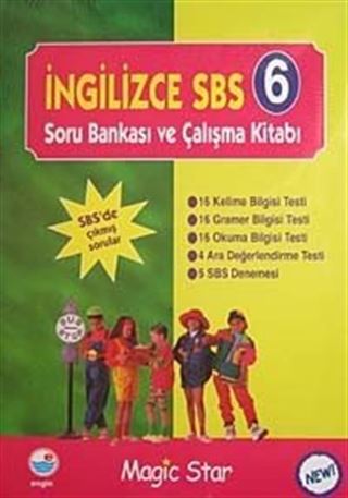 İngilizce SBS 6 Soru Bankası ve Çalışma Kitabı / Magic Star