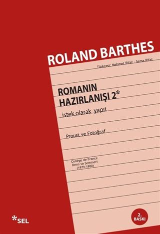 Romanın Hazırlanışı 2