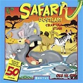 Safari Dostları Çıkartma Kitabı