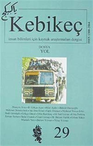 Sayı:29/2010-Kebikeç-İnsan Bilimleri İçin Kaynak Araştırmaları Dergisi