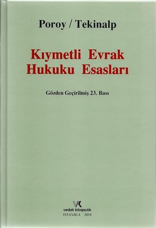 Kıymetli Evrak Hukuku Esasları