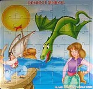 Denizci Sinbad Yapboz / Klasik Masallar Puzzle Dizisi