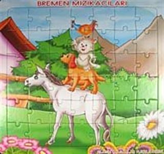 Bremen Mızıkacıları Yapboz / Klasik Masallar Puzzle Dizisi