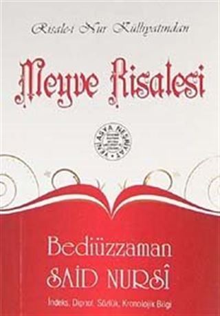 Meyve Risalesi (Cep Boy, Dipnot, Sözlük, Kronolojik Bilgi)